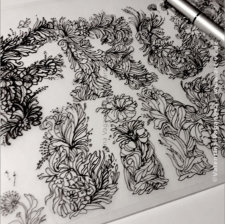 "FRÜHLING“ | Zeichnung | Fineliner | 24 x 14 cm | 26.09.2019