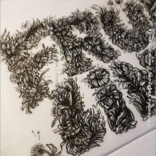 "FRÜHLING“ | Zeichnung | Fineliner | 24 x 14 cm | 26.09.2019