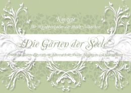 "DIE GÄRTEN DER SEELE " | KONZEPT | TITELBLATT| 2009
