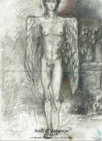 „Vögel-Menschen“ | Zeichnung | Bleistift auf Papier | 21,5x31 cm | 1990