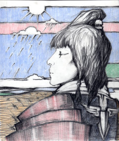 "XXX" | Zeichnung | Blei- & Buntstifte auf Papier | ? 34 x 47 cm | 1990