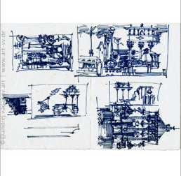 ARCHITEKTUR-02 | FEDERZEICHNUNG