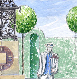"HERR MIT BLUMENSTRAUSS" | FRAGMENT-01