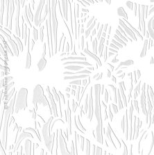 „Weiße Vogelblumen“ | Scherenschnitt | Papier | 210 x 29,7 cm | 2009